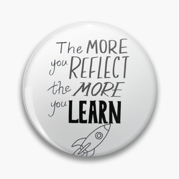 Item preview, Reflect More Learn More Minimal Motivational Rocket Design designed and sold by EdgeSphere.