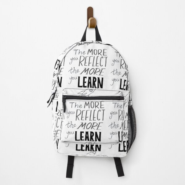 Item preview, Reflect More Learn More Minimal Motivational Rocket Design designed and sold by EdgeSphere.