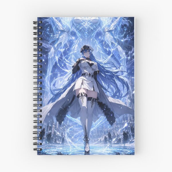 Item preview, Celestial Ice Queen Frost Warrior Blue Fantasy Anime Aesthetic designed and sold by Dyan4.