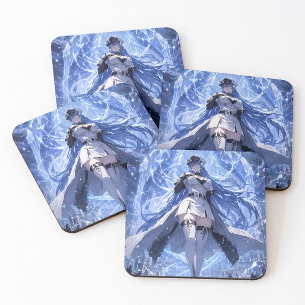 Item preview, Celestial Ice Queen Frost Warrior Blue Fantasy Anime Aesthetic designed and sold by Dyan4.