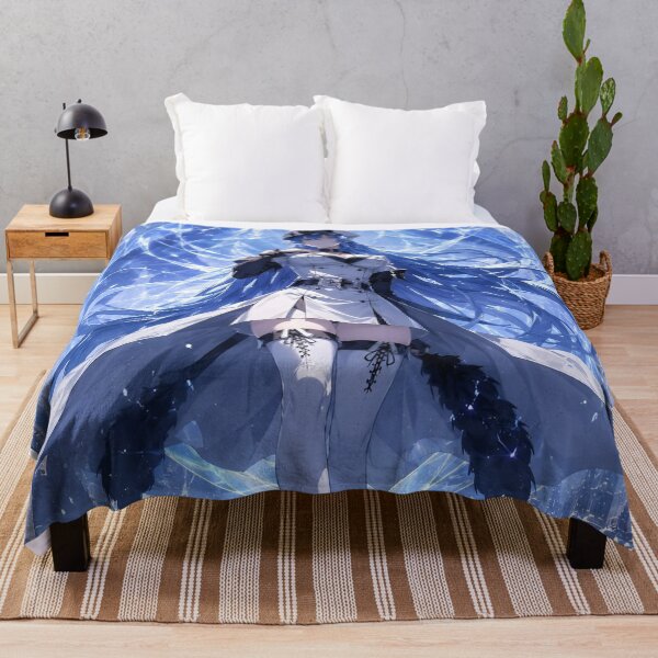 Item preview, Celestial Ice Queen Frost Warrior Blue Fantasy Anime Aesthetic designed and sold by Dyan4.