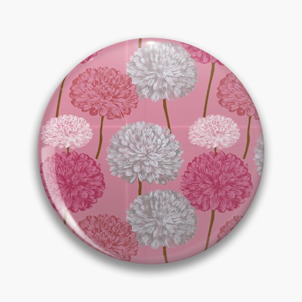 Item preview, Minimalistic Zinnia Print  - Flower Bouquet Pattern - Gifts For Husband designed and sold by RoyalStarsPatts.