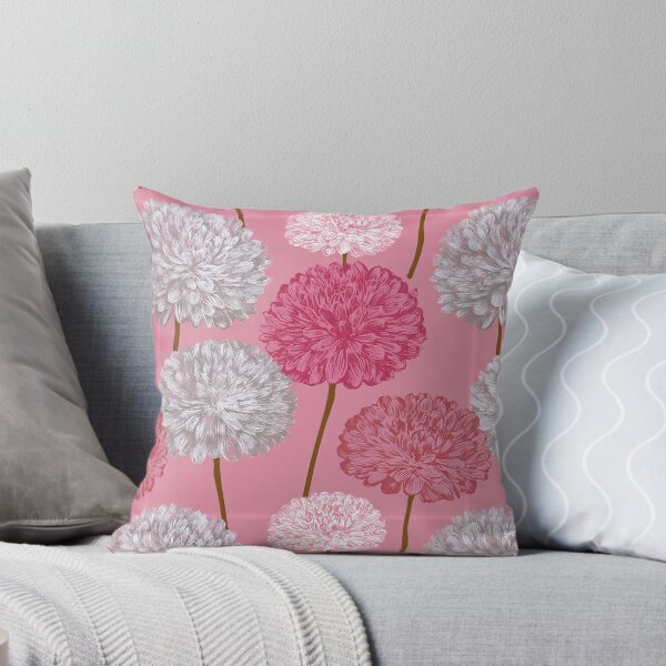 Item preview, Minimalistic Zinnia Print  - Flower Bouquet Pattern - Gifts For Husband designed and sold by RoyalStarsPatts.
