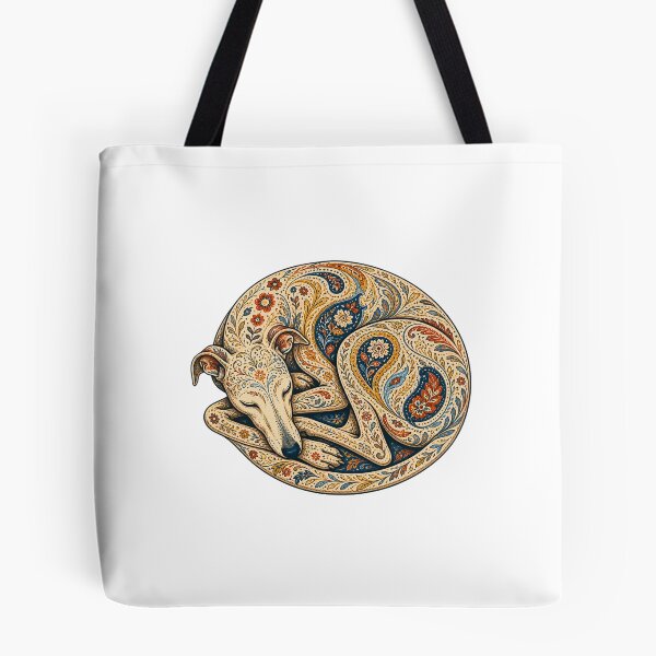 Item preview, Sighthound Dog Art – Greyhound Whippet and Saluki Inspired Design designed and sold by AMICO77.