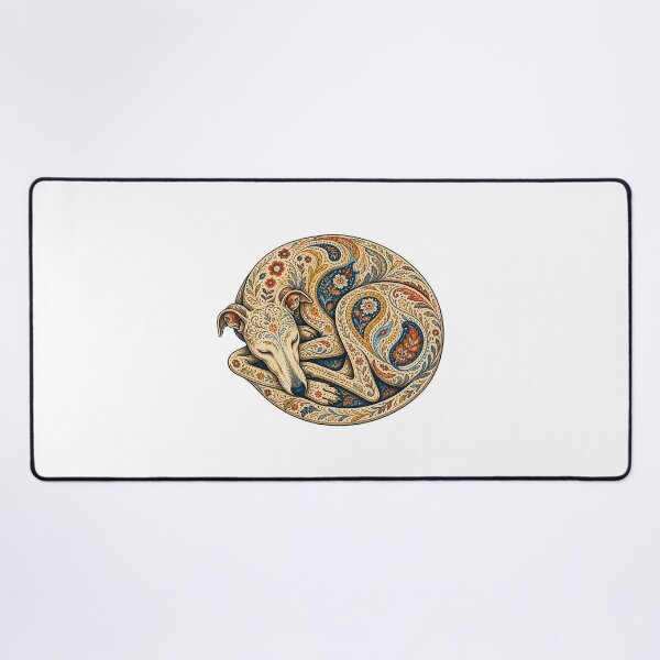 Item preview, Sighthound Dog Art – Greyhound Whippet and Saluki Inspired Design designed and sold by AMICO77.