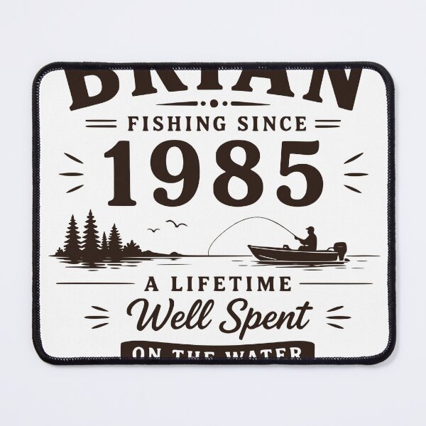 Item preview, A Lifetime Well Spent Fishing Vintage Angler Design designed and sold by TeeVerse27.