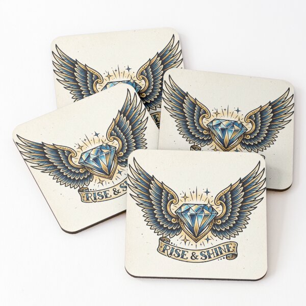 Item preview, Winged Diamond Gothic Luxury Emblem designed and sold by EchoWave11.