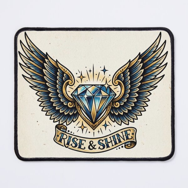 Item preview, Winged Diamond Gothic Luxury Emblem designed and sold by EchoWave11.