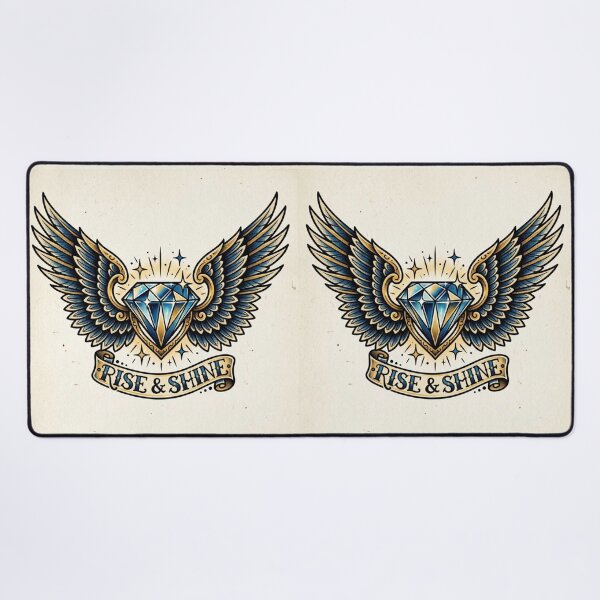 Item preview, Winged Diamond Gothic Luxury Emblem designed and sold by EchoWave11.