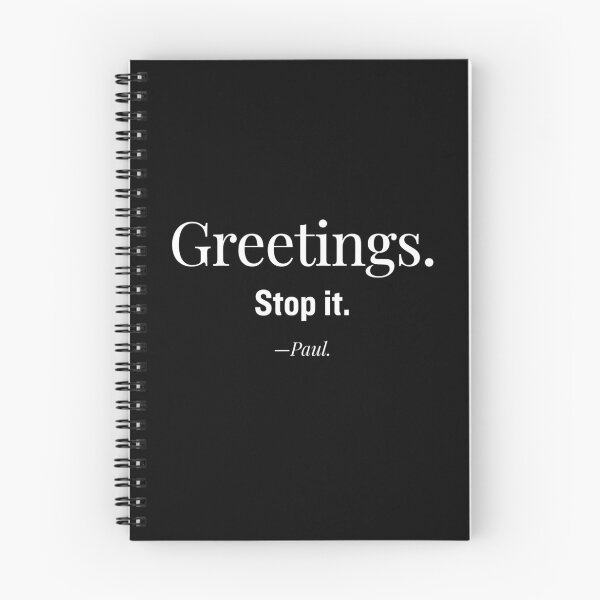 Item preview, Greeting Stop It Paul Funny Christian Bible Faith Humor T-Shirt | Apostle Paul Scripture Graphic Gift designed and sold by Trendably.