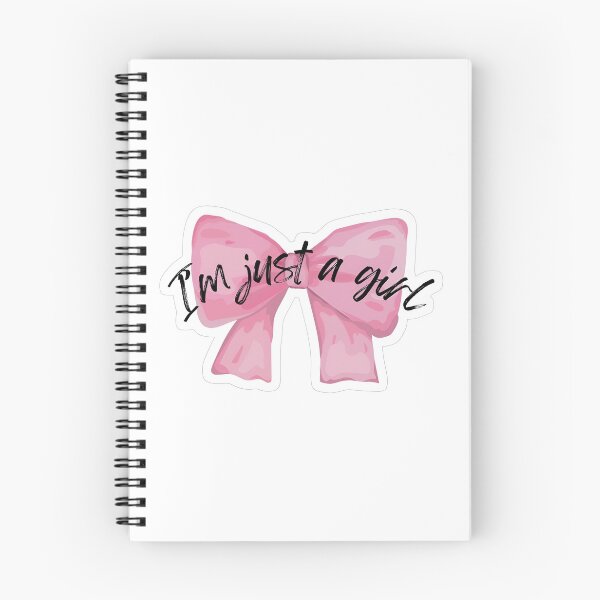 Item preview, Im Just A Girl Pink Bow Soft Coquette Aesthetic designed and sold by Autumnn01.