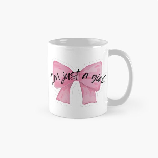 Item preview, Im Just A Girl Pink Bow Soft Coquette Aesthetic designed and sold by Autumnn01.