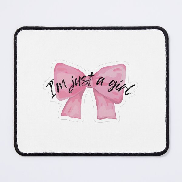 Item preview, Im Just A Girl Pink Bow Soft Coquette Aesthetic designed and sold by Autumnn01.