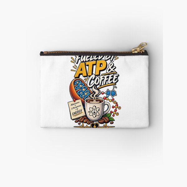 Item preview, Fueled by ATP & Coffee – Funny Biology Science Shirt designed and sold by Oualibaddas.