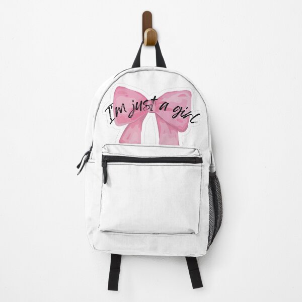 Item preview, Im Just A Girl Pink Bow Soft Coquette Aesthetic designed and sold by Autumnn01.