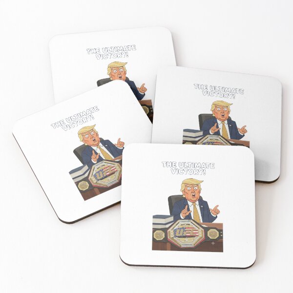 Item preview, Donald Trump UFC Championship Belt Cartoon Funny Victory Art designed and sold by FreakToons.