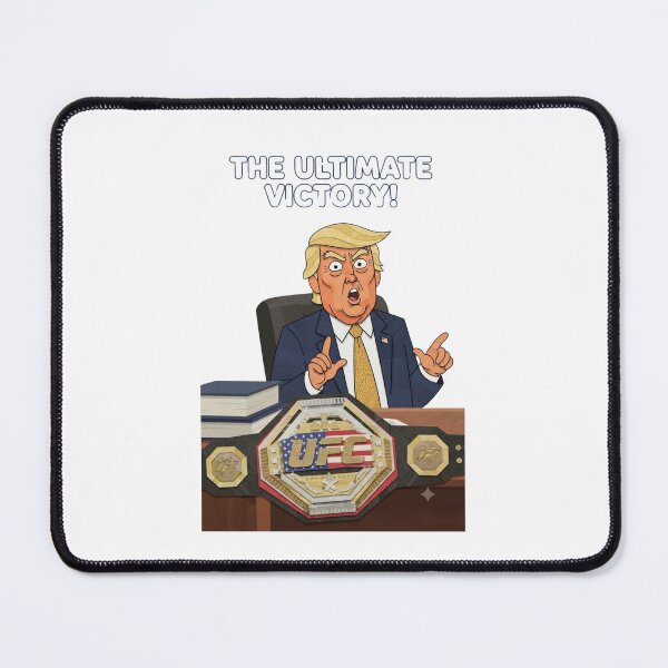 Item preview, Donald Trump UFC Championship Belt Cartoon Funny Victory Art designed and sold by FreakToons.
