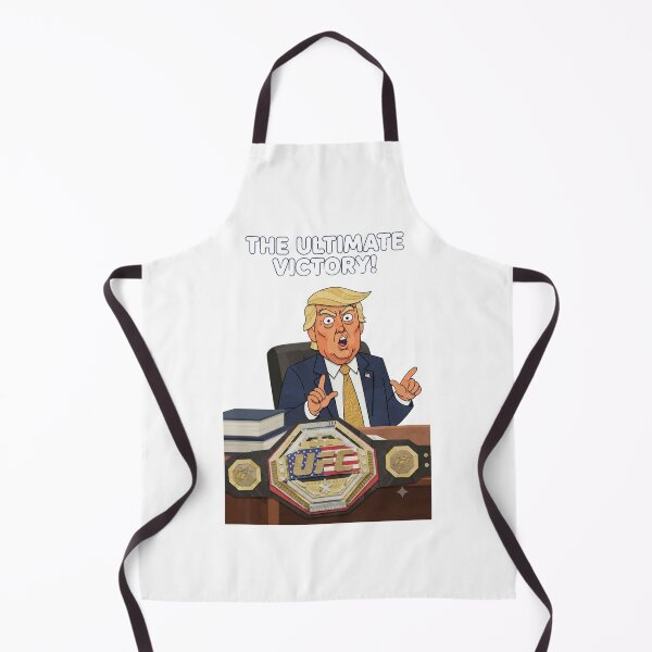 Item preview, Donald Trump UFC Championship Belt Cartoon Funny Victory Art designed and sold by FreakToons.