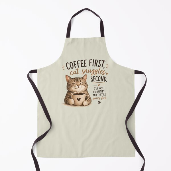 Item preview, Coffee First Cute Cat designed and sold by monika-arthing.