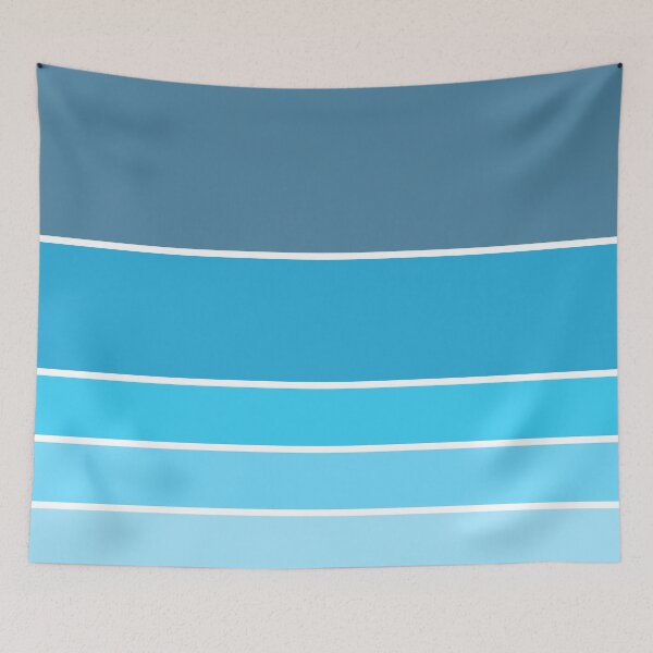 Item preview, Coastal Vibes Ocean Stripes Nautical Summer Vacation 3/4 designed and sold by Beachy.