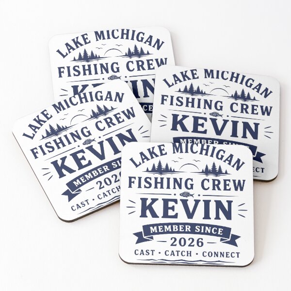 Item preview, Lake Michigan Fishing Crew Angler Outdoor Adventure Design designed and sold by TeeVerse27.