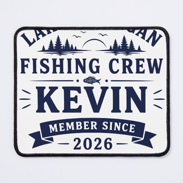 Item preview, Lake Michigan Fishing Crew Angler Outdoor Adventure Design designed and sold by TeeVerse27.