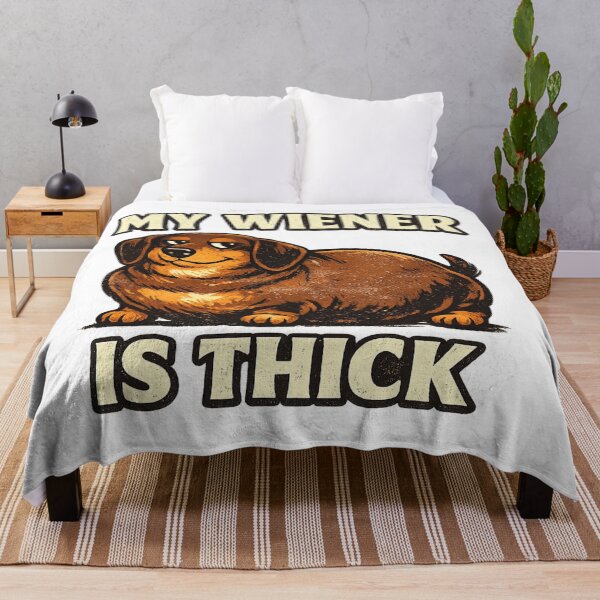 Item preview, My Wiener Is Thick – Funny Chunky Dachshund designed and sold by Kimberly Palmer.