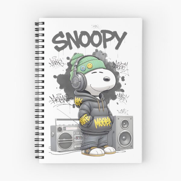Item preview, Snoopy Dj Hip Hop Graffiti Urban Style With Boombox designed and sold by meomigvelf.