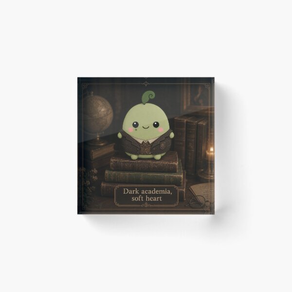Item preview, Dark Academia Soft Heart Aesthetic Mascot designed and sold by srinig.