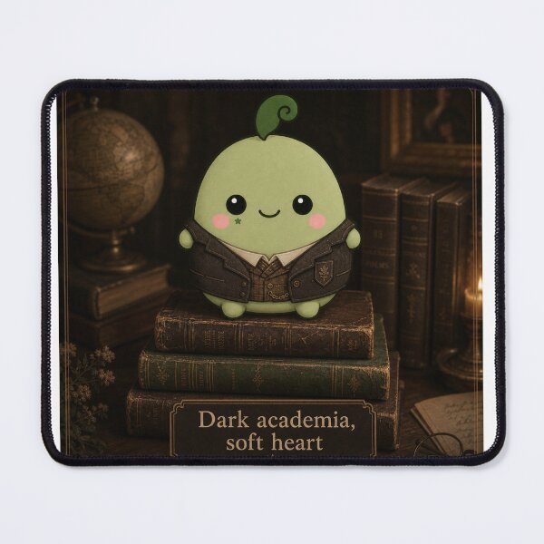 Item preview, Dark Academia Soft Heart Aesthetic Mascot designed and sold by srinig.