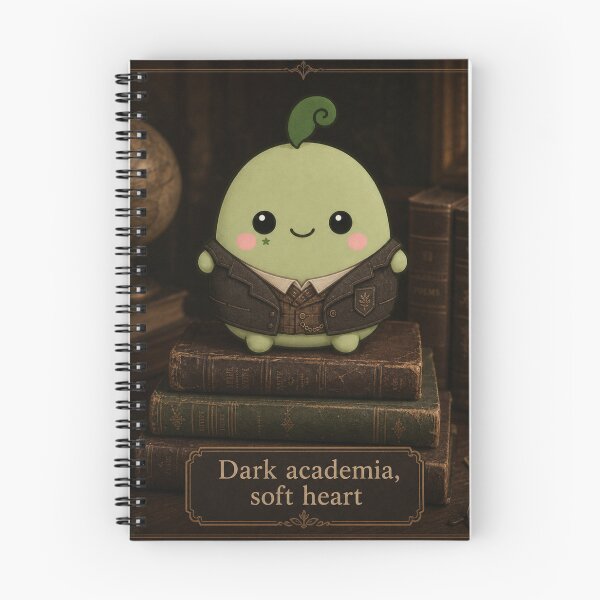 Item preview, Dark Academia Soft Heart Aesthetic Mascot designed and sold by srinig.