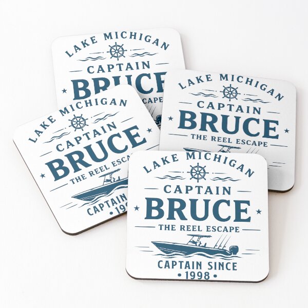Item preview, Lake Michigan Captain Fishing Boat Angler Design designed and sold by TeeVerse27.