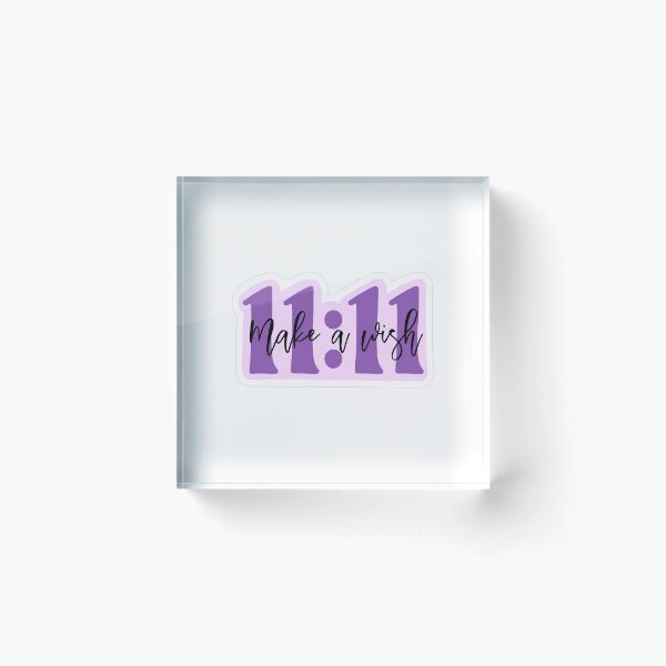 Item preview, 11:11 Make A Wish Angel Numbers Lavender Purple Manifestation designed and sold by Autumnn01.