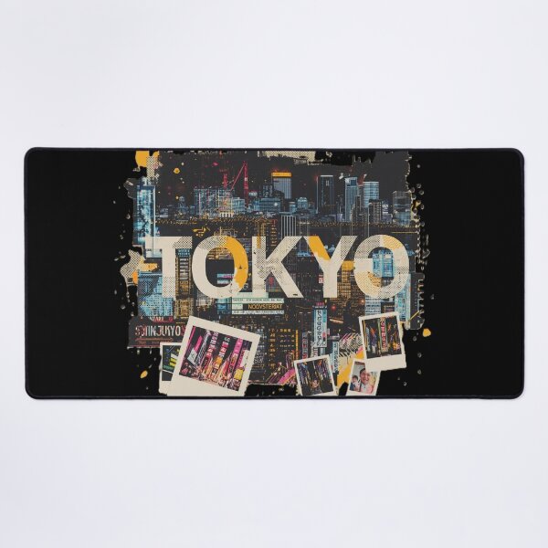 Item preview, Tokyo Urban Street Art Cyberpunk Neon Cityscape Collage designed and sold by ConfuseLab Alt.