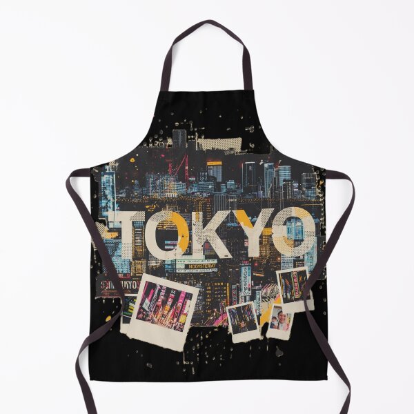 Item preview, Tokyo Urban Street Art Cyberpunk Neon Cityscape Collage designed and sold by ConfuseLab Alt.