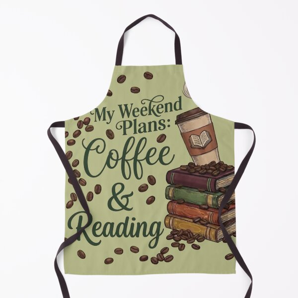 Item preview, My Weekend Plans Coffee and Reading Bookstack designed and sold by sanorastyle.