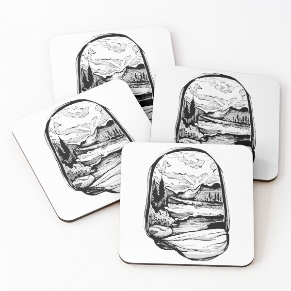 Item preview, View Of Nature Scene From Inside A Tent designed and sold by amidst-no-whale.