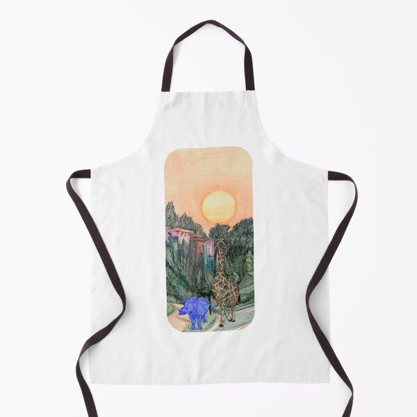 Item preview, Giraffe and Rhino Go for a Stroll designed and sold by BraveSpiritArts.