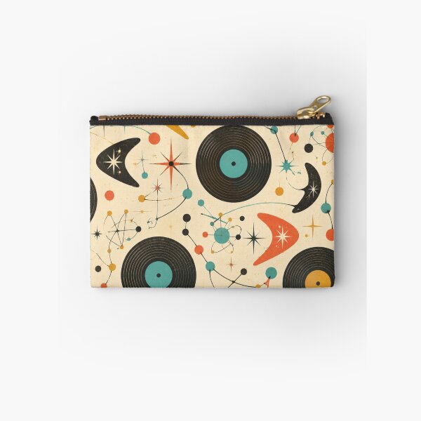 Item preview, Title: Atomic Records Mid Century Modern Pattern designed and sold by Golden Era Studio.
