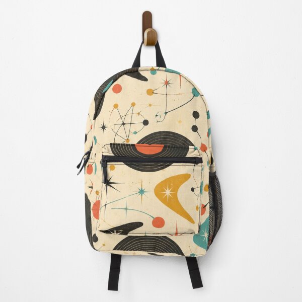 Item preview, Title: Atomic Records Mid Century Modern Pattern designed and sold by Golden Era Studio.