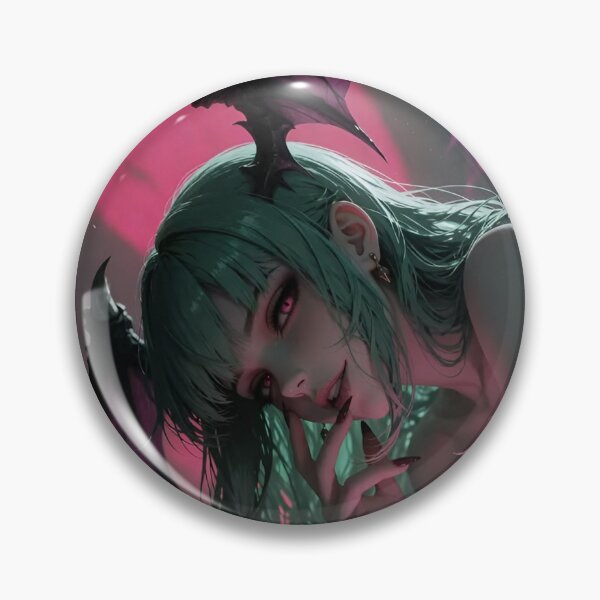 Item preview, Dark Fantasy Demon Queen Purple Flame Vampire Warrior Anime Style designed and sold by Dyan4.
