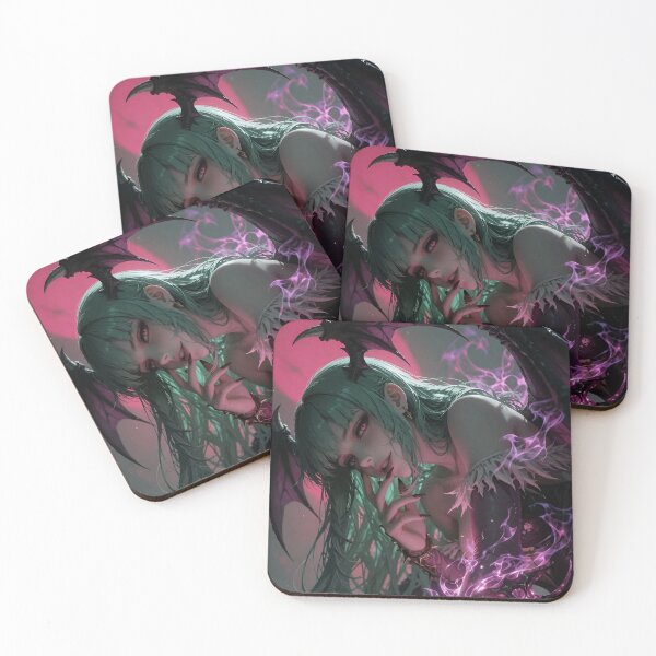 Item preview, Dark Fantasy Demon Queen Purple Flame Vampire Warrior Anime Style designed and sold by Dyan4.
