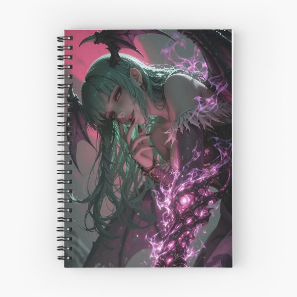Item preview, Dark Fantasy Demon Queen Purple Flame Vampire Warrior Anime Style designed and sold by Dyan4.
