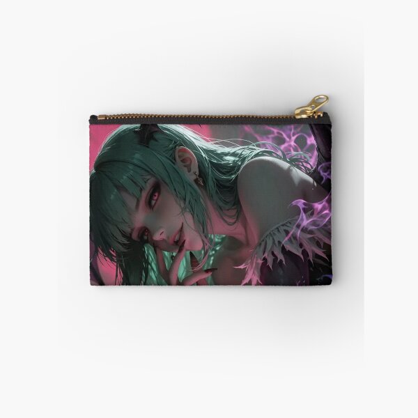Item preview, Dark Fantasy Demon Queen Purple Flame Vampire Warrior Anime Style designed and sold by Dyan4.