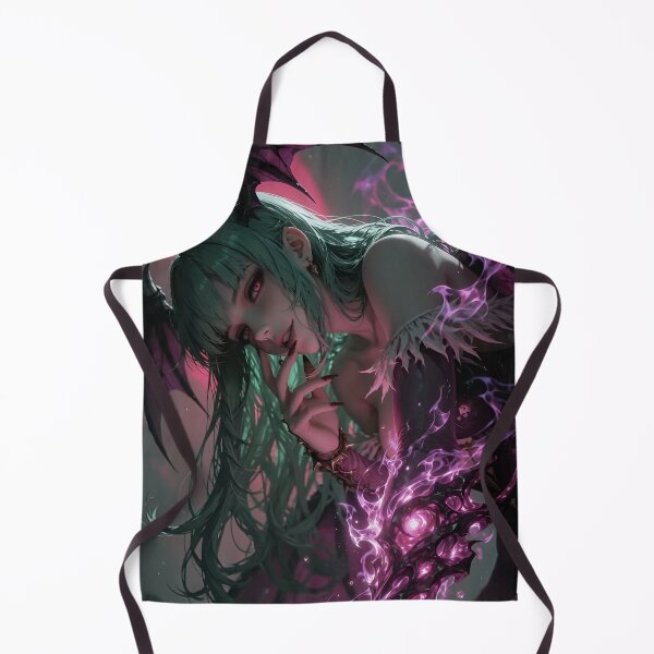 Item preview, Dark Fantasy Demon Queen Purple Flame Vampire Warrior Anime Style designed and sold by Dyan4.
