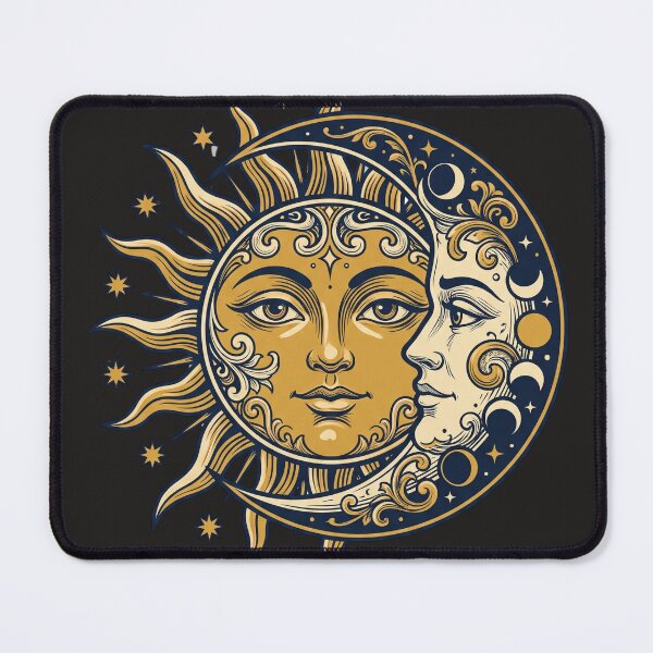 Item preview, Sun And Moon Celestial Faces designed and sold by Dream054521910.