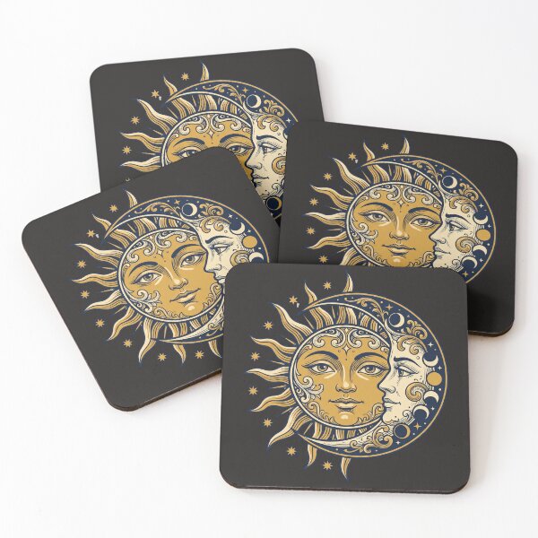 Item preview, Sun And Moon Celestial Faces designed and sold by Dream054521910.