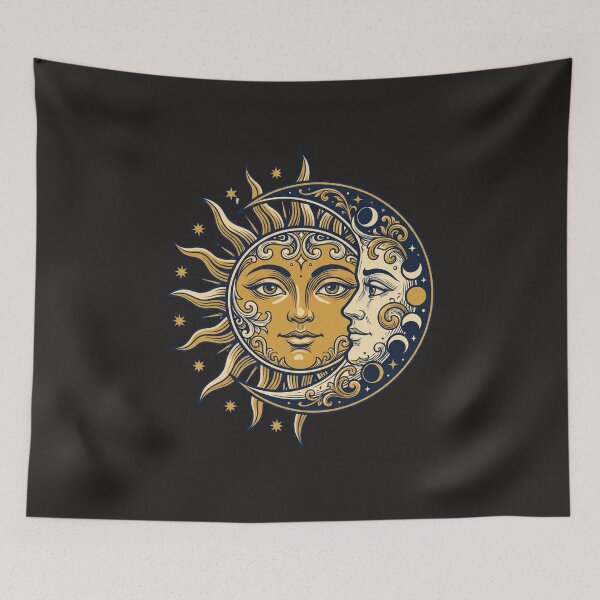 Item preview, Sun And Moon Celestial Faces designed and sold by Dream054521910.