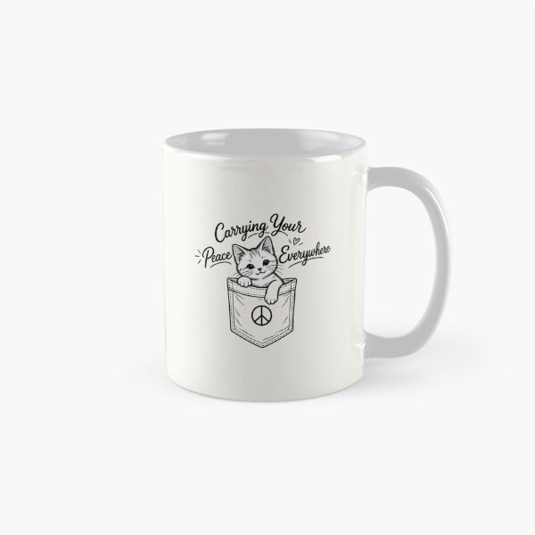Item preview, Carrying Your Peace Everywhere Pocket Cat designed and sold by Safe Haven Pets.