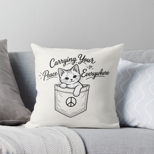 Item preview, Carrying Your Peace Everywhere Pocket Cat designed and sold by Safe Haven Pets.
